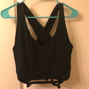 Workout crop top